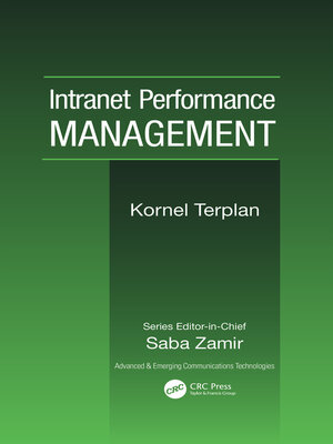 cover image of Intranet Performance Management